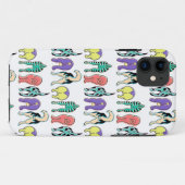 Kleurrijk hondenpeuken patroon Case-Mate iPhone case (Achterkant (horizontaal))