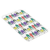 Kleurrijk hondenpeuken patroon magneet (Rechterzijde)