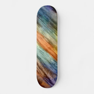 kleurrijk hout Abstract art 3 Skateboard