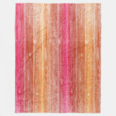 kleurrijk houten wand fleece deken (Voorkant)