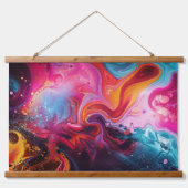 Kleurrijk Houten wandtapijt hanger Hangend Wandkleed (Voorkant)