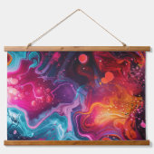 Kleurrijk Houten wandtapijt hanger Hangend Wandkleed (Voorkant 3)