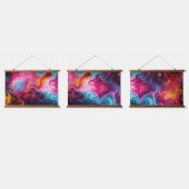 Kleurrijk Houten wandtapijt hanger  Hangend Wandkleed (Driedubbel)