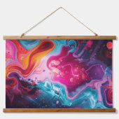 Kleurrijk Houten wandtapijt hanger Hangend Wandkleed (Voorkant 2)