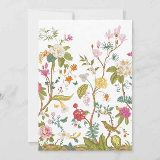  kleurrijk huwelijk kaart (Achterkant)