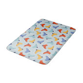 Kleurrijk Ice Schaats Winterpatroon Badmat (Gekanteld)