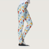 Kleurrijk Ice Schaats Winterpatroon Leggings (Rechts)