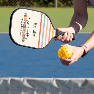 Kleurrijk Iedereen communiceert anders Pickleball Paddle