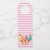 kleurrijk ijs flessenhanger (Voorkant)