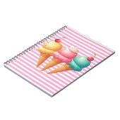 kleurrijk ijs notitieboek (Linkerzijde)