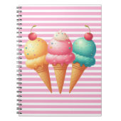 kleurrijk ijs notitieboek (Voorkant)