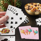Kleurrijk ijs pokerkaarten (Insitu)