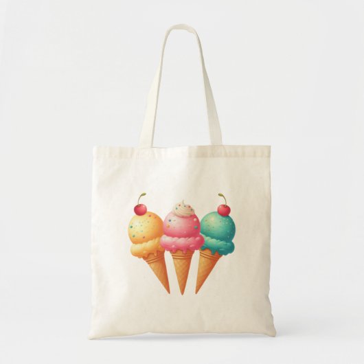 kleurrijk ijs tote bag (Voorkant)