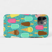 Kleurrijk IJspatroon Zomer Case-Mate iPhone Case (Achterkant (horizontaal))