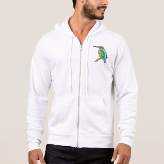 Kleurrijk Ijsvogel Vogel Borduurontwerp Hoodie