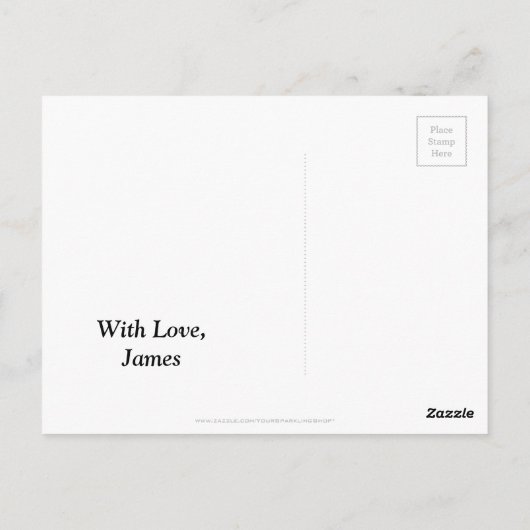 Kleurrijk Ik hou van je hart LGBT Regenboog Vlag Briefkaart (Achterkant)