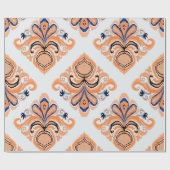 Kleurrijk ikatpatroon in  stijl. Elegant et Cadeaupapier (Vlak)