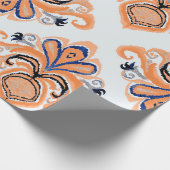 Kleurrijk ikatpatroon in  stijl. Elegant et Cadeaupapier (Hoek)