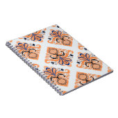 Kleurrijk ikatpatroon in  stijl. Elegant et Notitieboek (Rechterzijde)