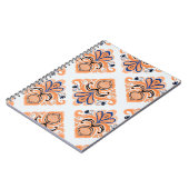 Kleurrijk ikatpatroon in  stijl. Elegant et Notitieboek (Linkerzijde)