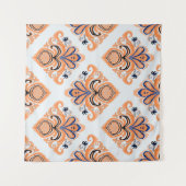 Kleurrijk ikatpatroon in  stijl. Elegant et Wandkleed (Voorkant (horizontaal))