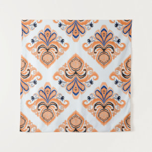 Kleurrijk ikatpatroon in  stijl. Elegant et Wandkleed