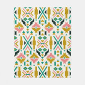 Kleurrijk Indiaans patroon Fleece Deken (Voorkant)