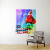 Kleurrijk Indiaas Bollywood-themapartij Wandkleed (In situ)