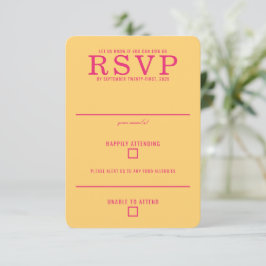 Kleurrijk Indiaas Paar RSVP Kaartje