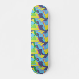 Kleurrijk Informatie Snelweg Skateboarddek Persoonlijk Skateboard