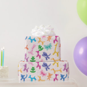 Kleurrijk Inpakpapier met Ballondieren