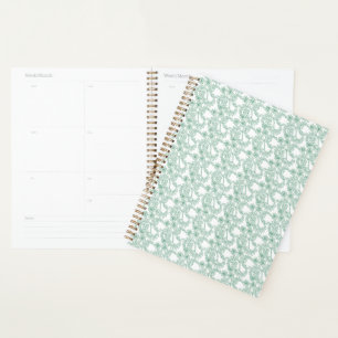 Kleurrijk inpakpapier met een herhalend patroon va planner