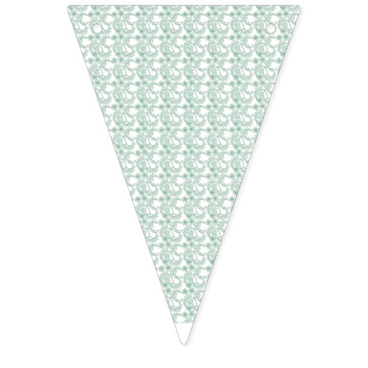 Kleurrijk inpakpapier met een herhalend patroon va vlaggetjes (Derde vlag)