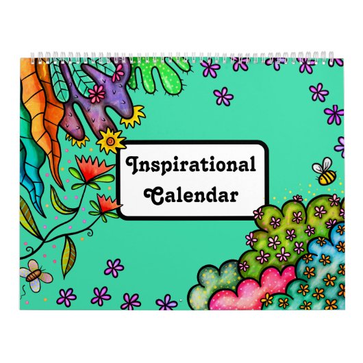 Kleurrijk Inspirerend Botanisch Kalender (Hoes)