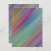 Kleurrijk Iridescent Motion Blank Wenskaart Feestdagenkaart (Voorkant / Achterkant)