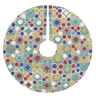 Kleurrijk Islamitisch Mozaïek Naadloos Patroon Kerstboom Rok