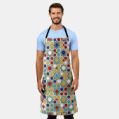 Kleurrijk Islamitisch Mozaïek Naadloos Patroon Schort (Gedragen)