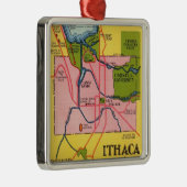 Kleurrijk Ithaca New York Ornament (Rechts)