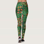  kleurrijk Japans bloemmotief Leggings (Achterkant)