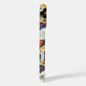 Kleurrijk Japans bloempatroon met monogram Case-Mate iPhone Case (Achterkant / Rechts)