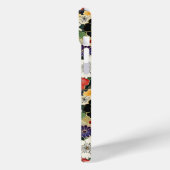 Kleurrijk Japans bloempatroon met monogram Case-Mate iPhone Case (Achterkant / Links)
