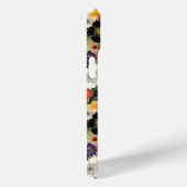Kleurrijk Japans bloempatroon met monogram Case-Mate iPhone Case (Achterkant / Rechts)