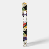 Kleurrijk Japans bloempatroon met monogram Case-Mate iPhone Case (Achterkant / Links)