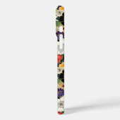 Kleurrijk Japans bloempatroon met monogram Case-Mate iPhone Case (Achterkant / Links)