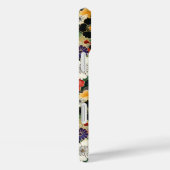 Kleurrijk Japans bloempatroon met monogram Case-Mate iPhone Case (Achterkant / Rechts)