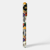 Kleurrijk Japans bloempatroon met monogram Case-Mate iPhone Case (Achterkant / Rechts)