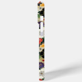 Kleurrijk Japans bloempatroon met monogram Case-Mate iPhone Case (Achterkant / Links)