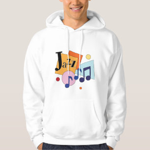 Kleurrijk Jazz Modern Kunstontwerp Hoodie