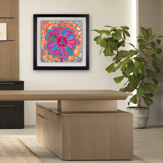 Kleurrijk Je bent Flower Inspirerend Classroom Poster