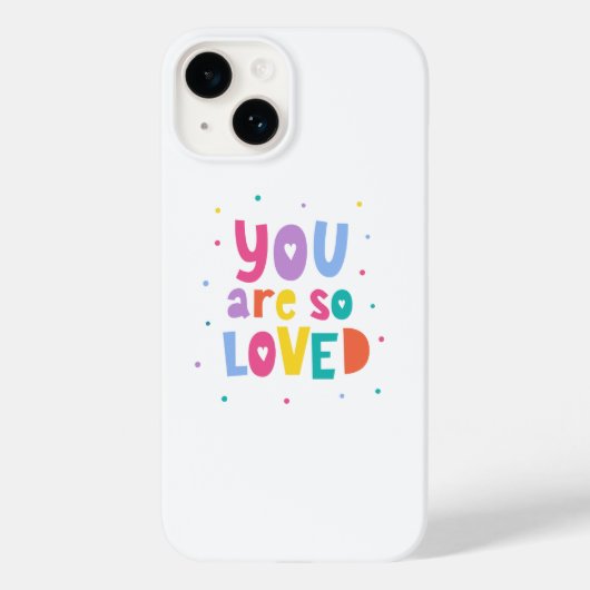 Kleurrijk je bent zo geliefd Case-Mate iPhone case (Achterkant)